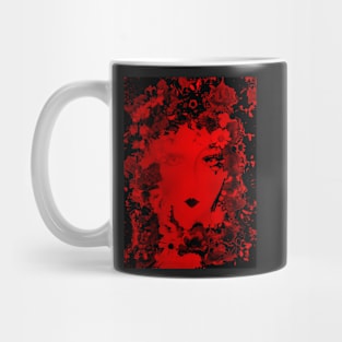 RED FLOWERS,,,,,, House of Harlequin Mug